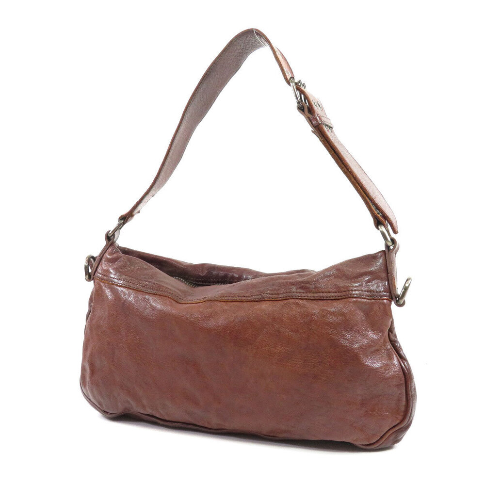 Miu Miu Shoulder Leather Bag Hobo Black